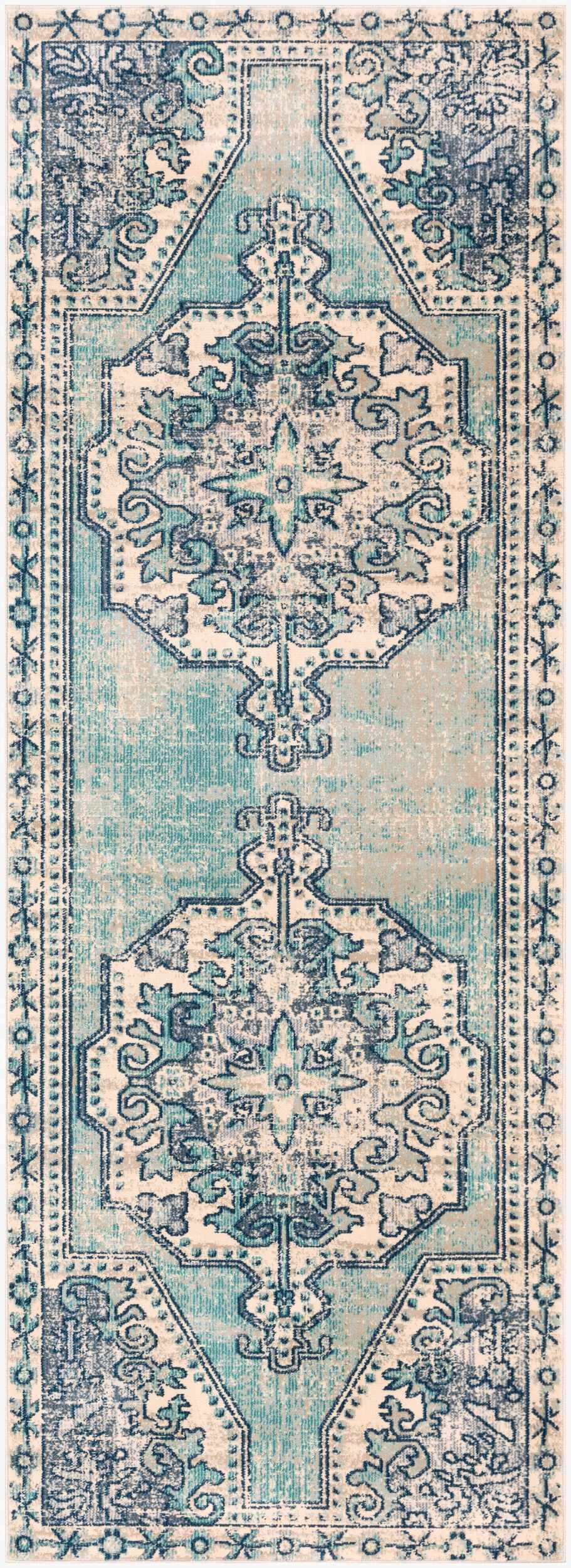 Kenmare Blue Medallion Rug - Clearance, photo 13 of 19