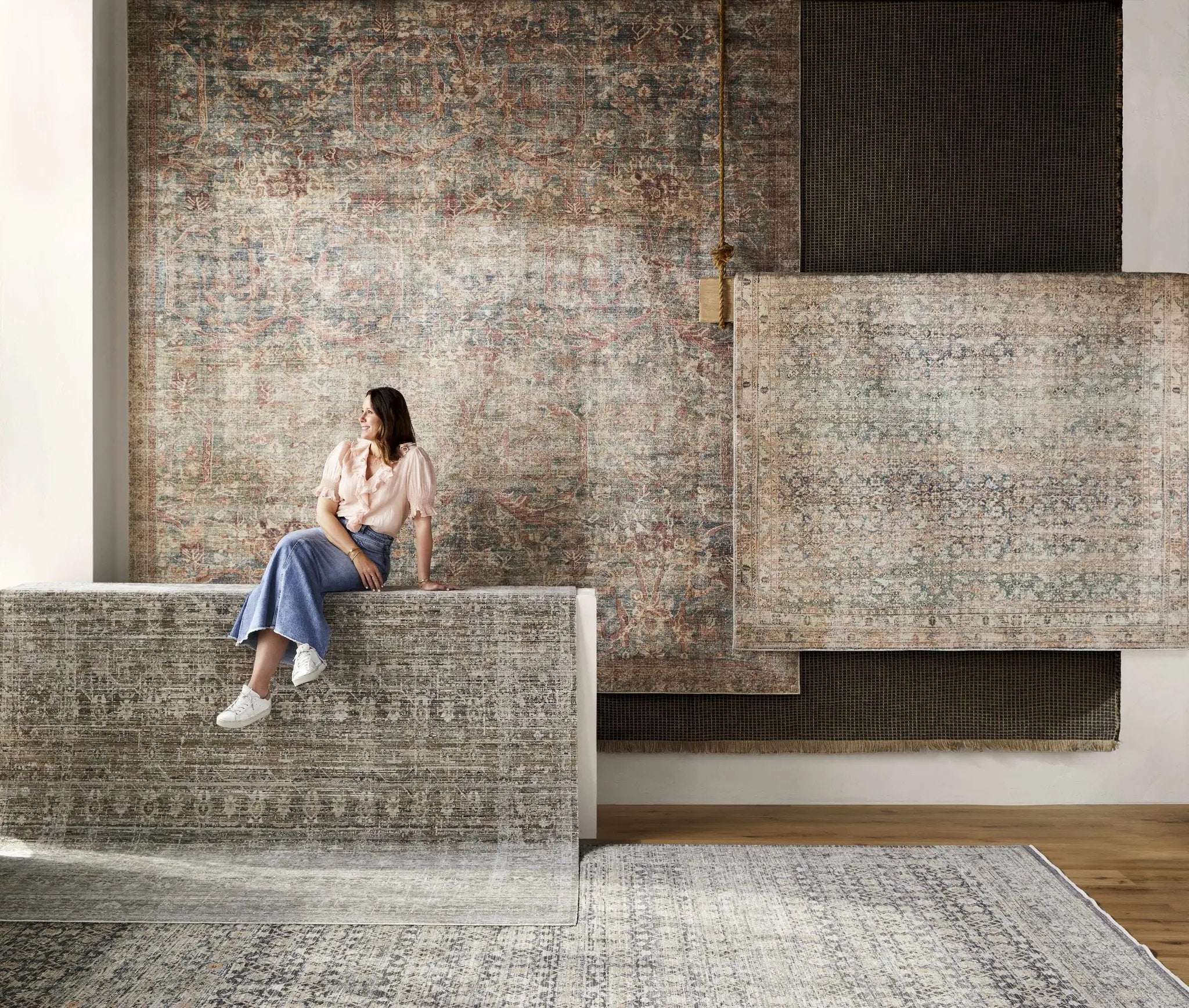 Margaret Outdoor Machine Woven Becki Owens x LIVABLISS BOMG-2311 Washable Area Rug by Boutique Rugs