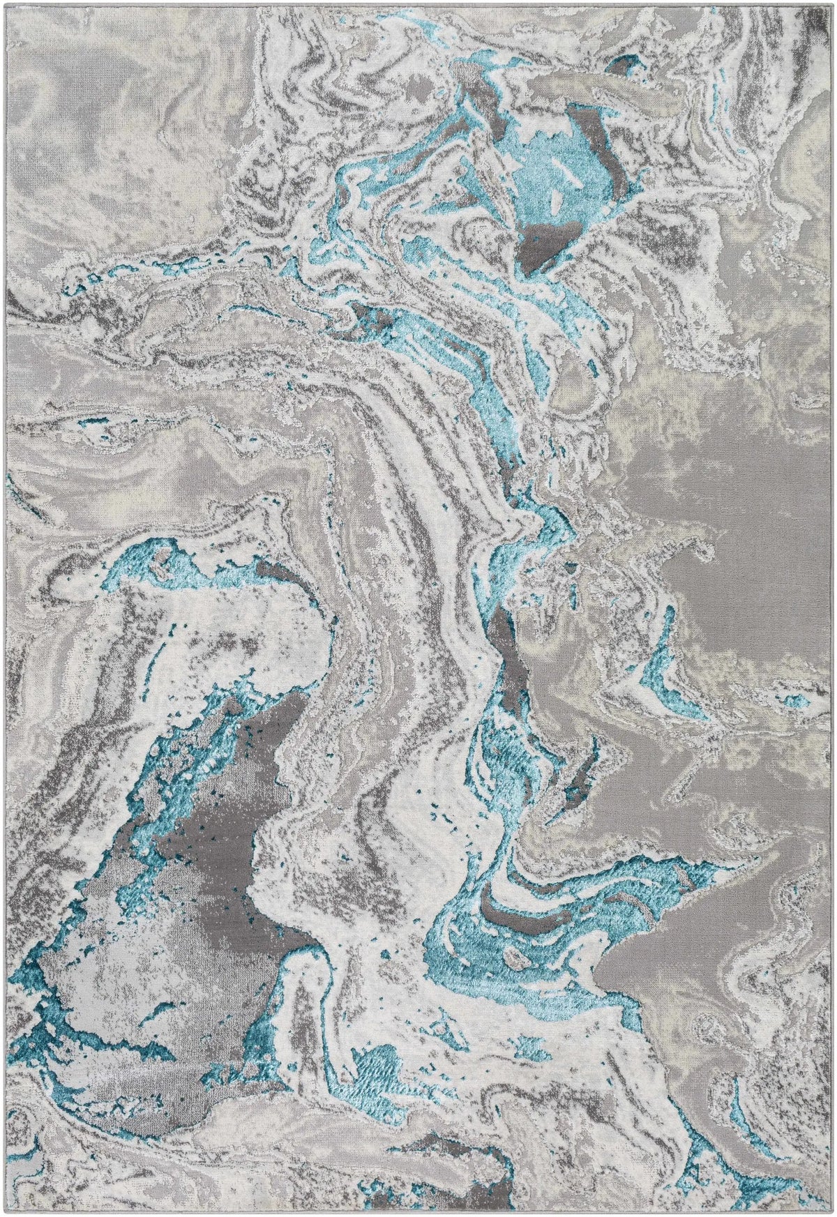 Bonville Blue Marble Rug, photo 3 of 5