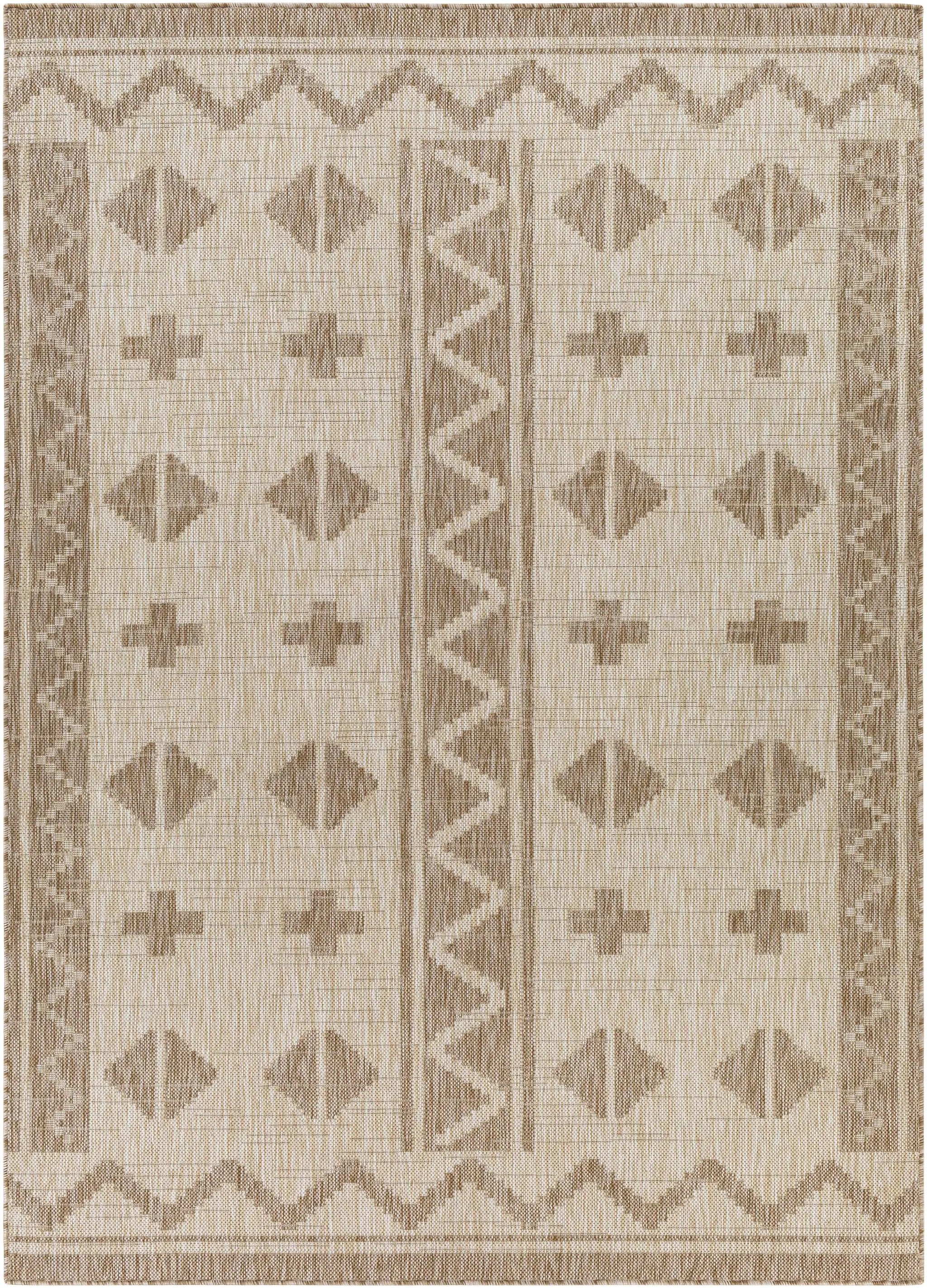 Mangoso Beige Outdoor Area Rug - Clearance by Boutique Rugs