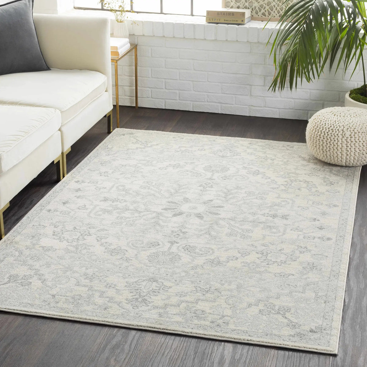 Borowski Area Rug, installed in a room
