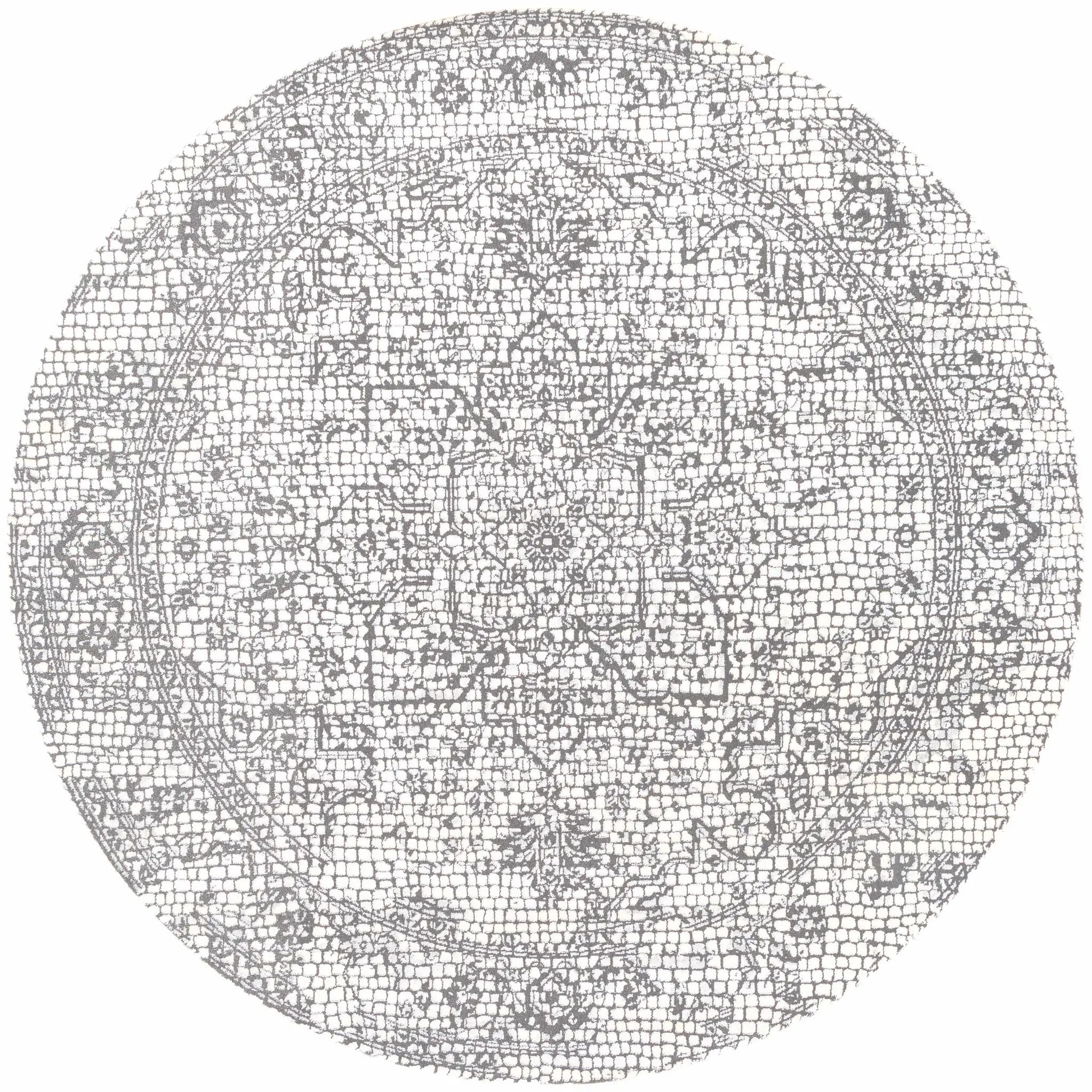 Bosphorus Black Mosaic Rug - Clearance by Boutique Rugs