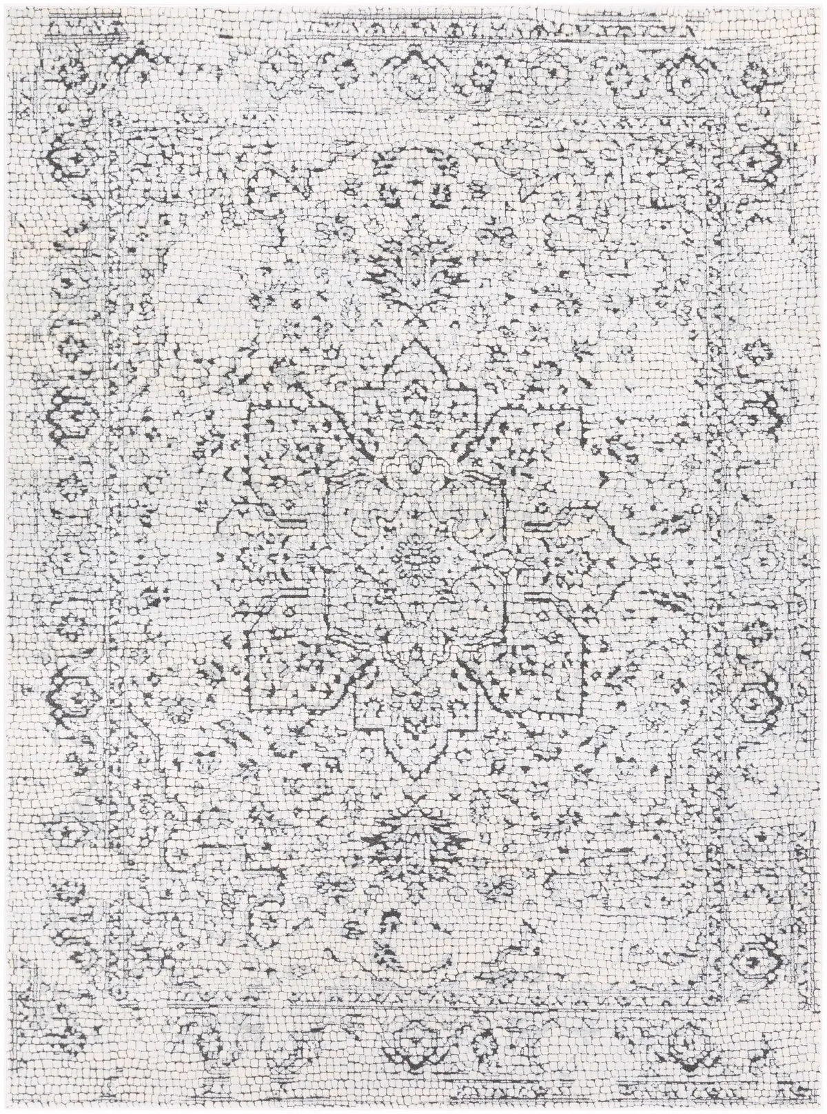 Bosphorus Black Mosaic Rug - Clearance