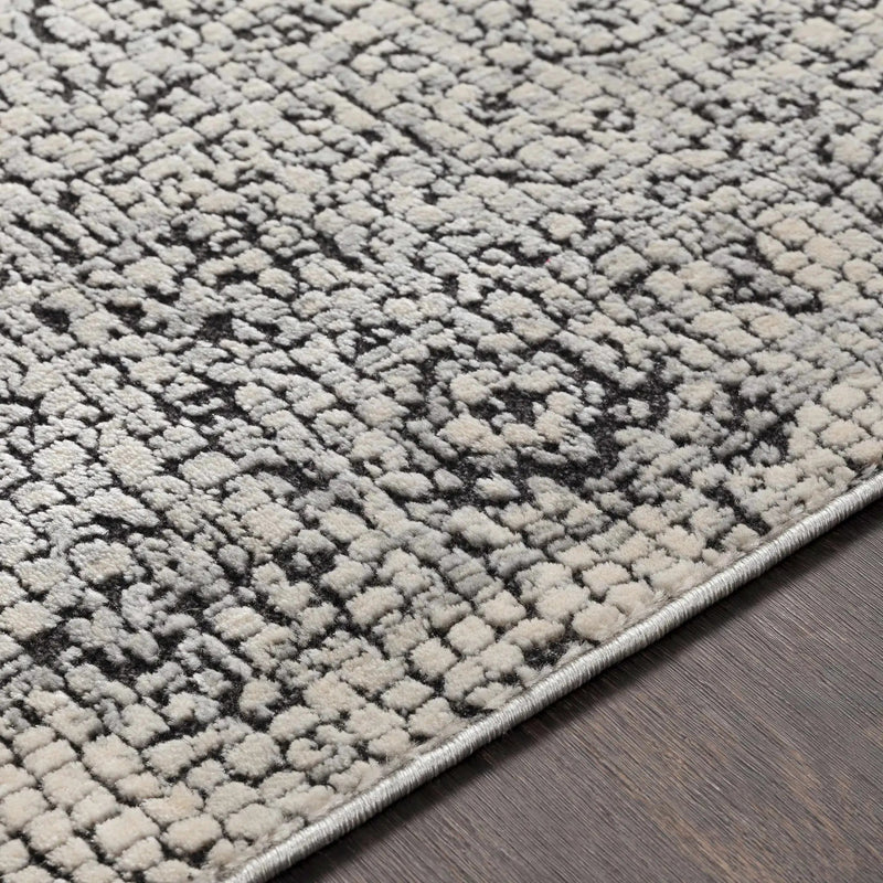 Bosphorus Black Mosaic Rug - Clearance by Boutique Rugs