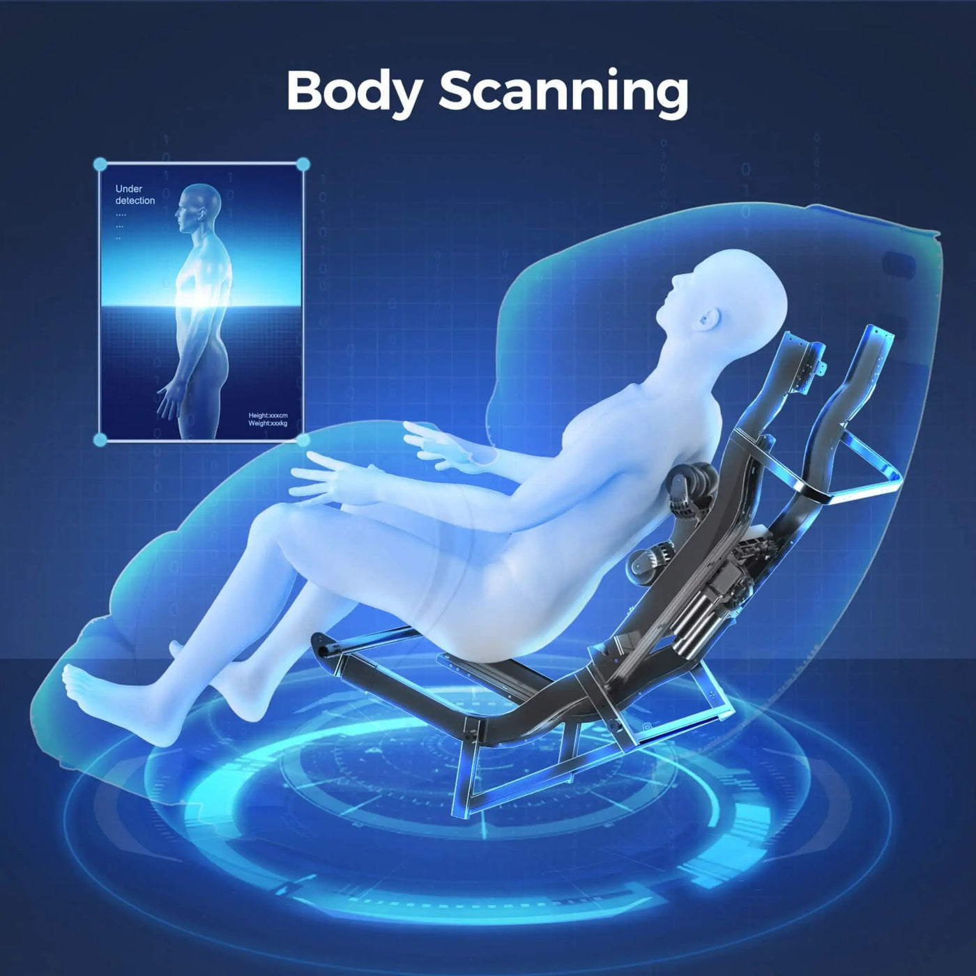 Bosscare Full Body 3D Zero Gravity Shiatsu Recliner Massage Chair With App (SAK32840) by SAKSBY WHOLESALE