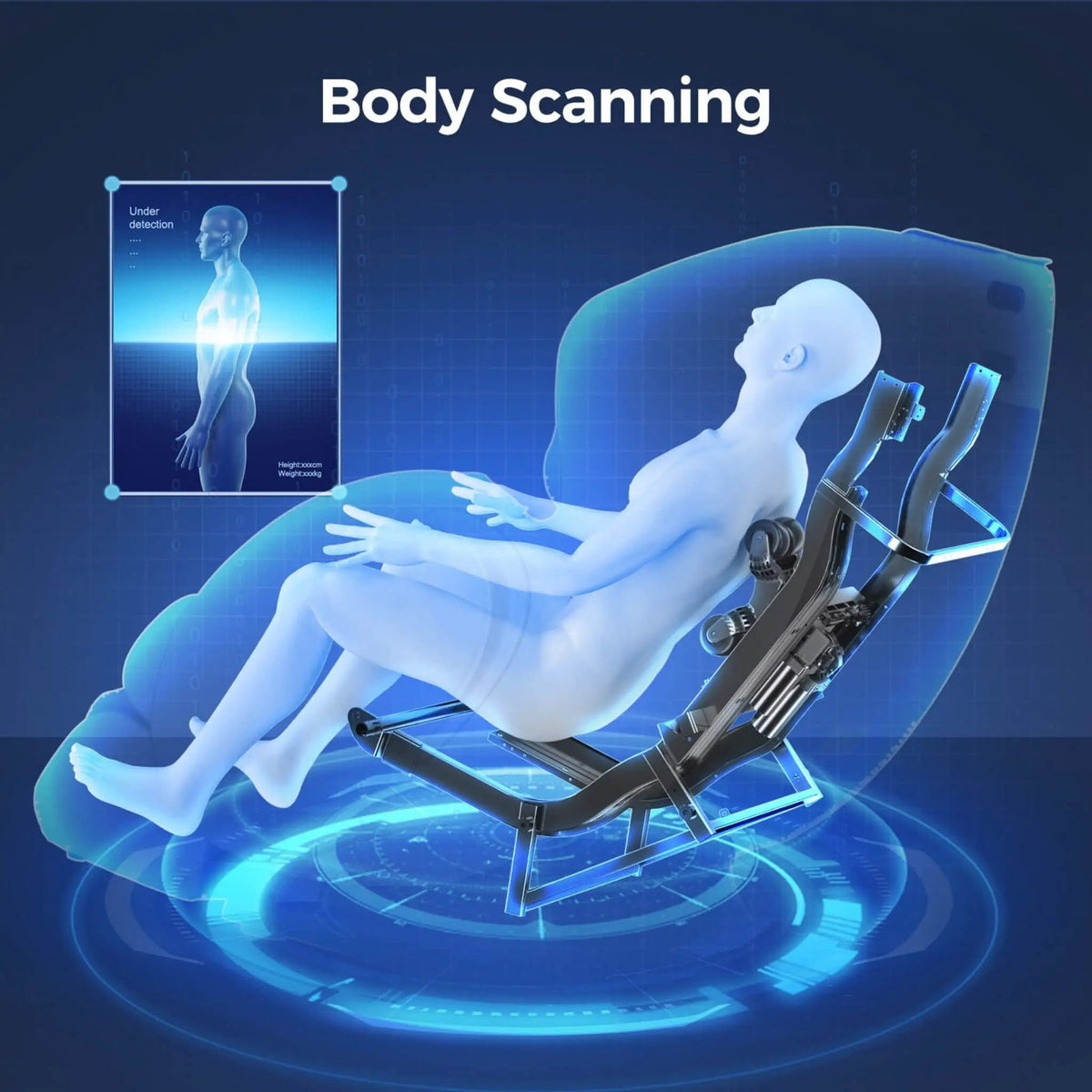 Bosscare Full Body 3D Zero Gravity Shiatsu Recliner Massage Chair With App (SAK32840) by SAKSBY WHOLESALE