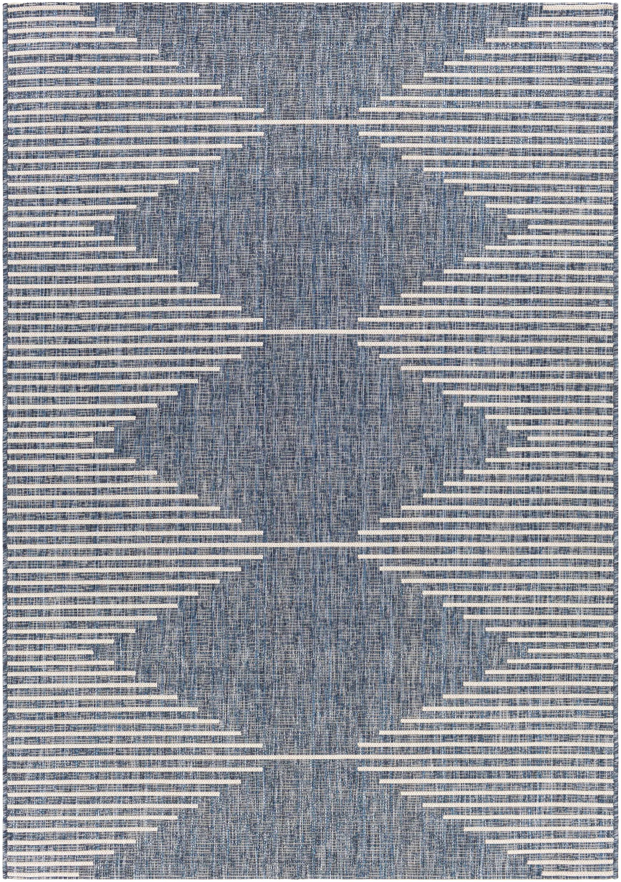 Stephan Navy Outdoor Rug by Boutique Rugs