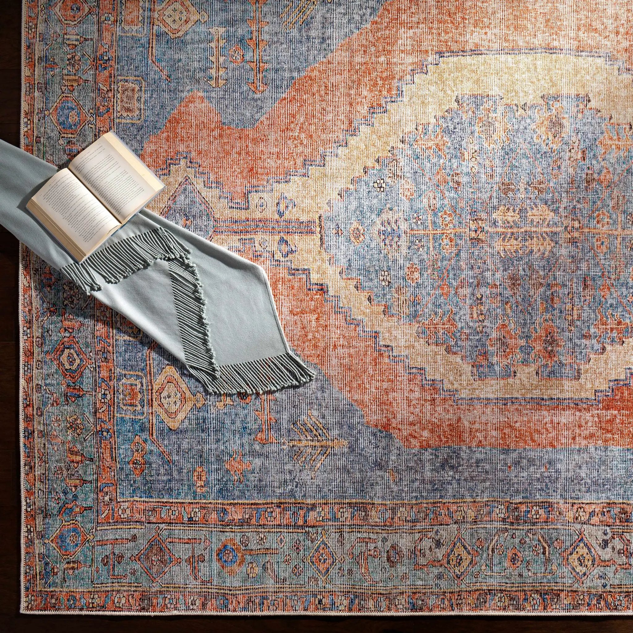 Bovey Washable Area Rug - Clearance by Boutique Rugs