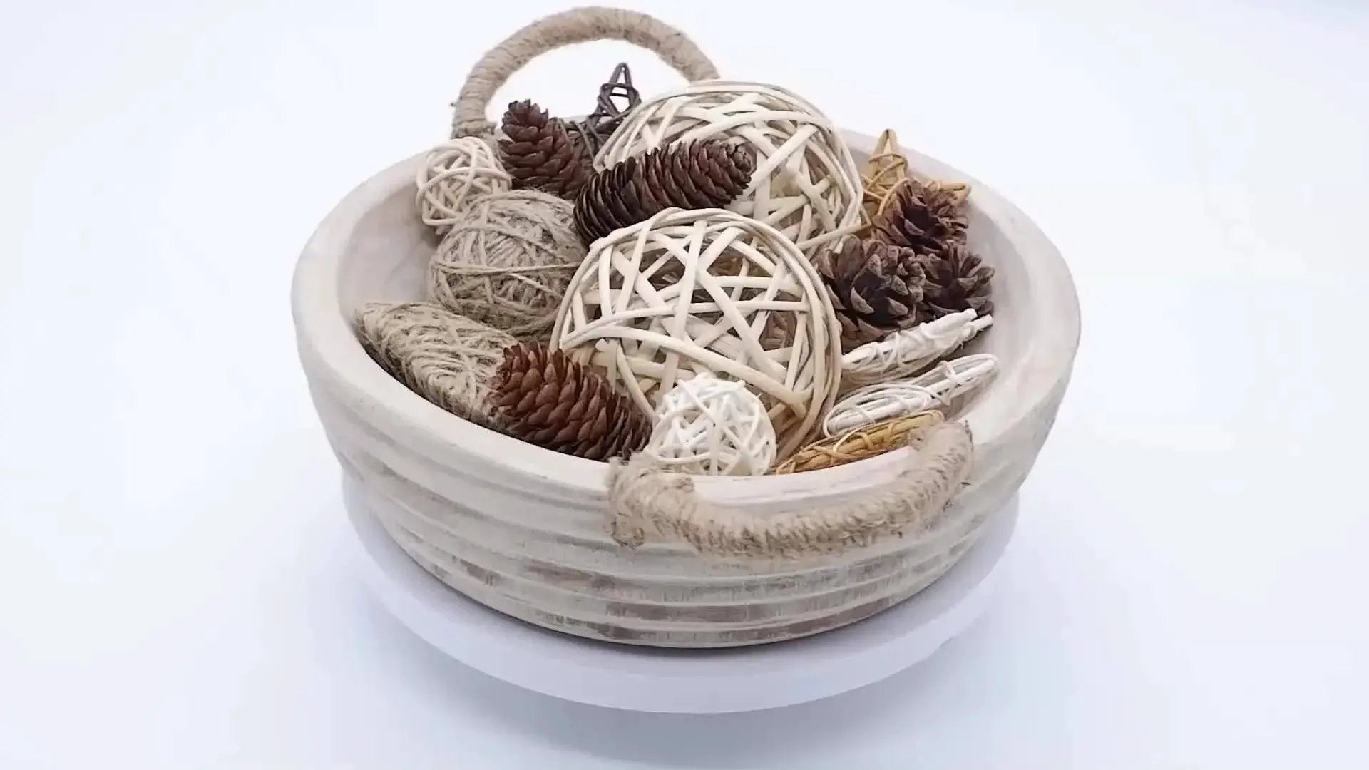 Bowl - Decorative Wood 11.2 Inch by House Of Avana
