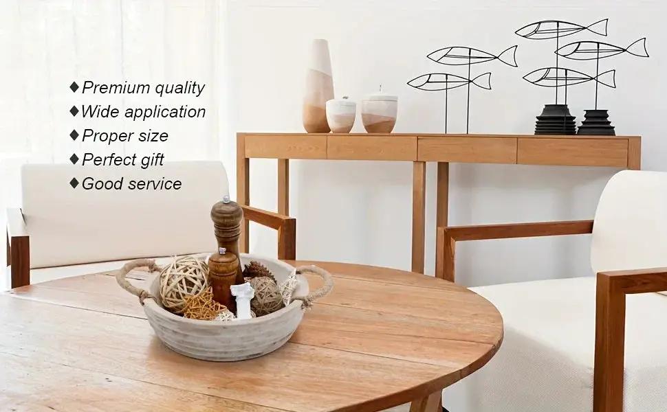 Bowl - Decorative Wood 11.2 Inch by House Of Avana