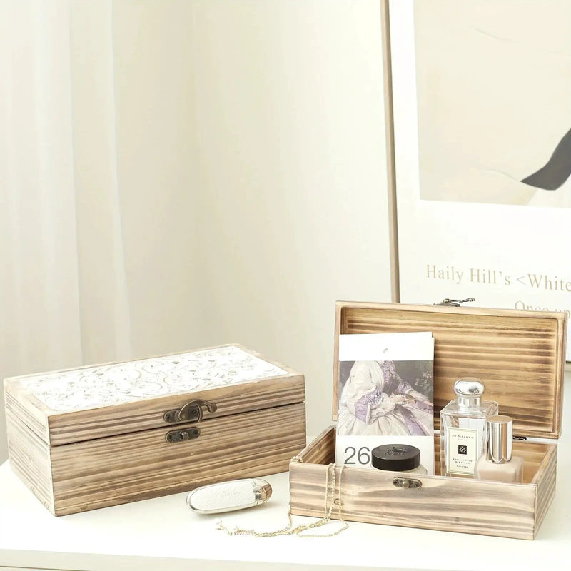 Boxes - Decorative Wooden Set by House Of Avana