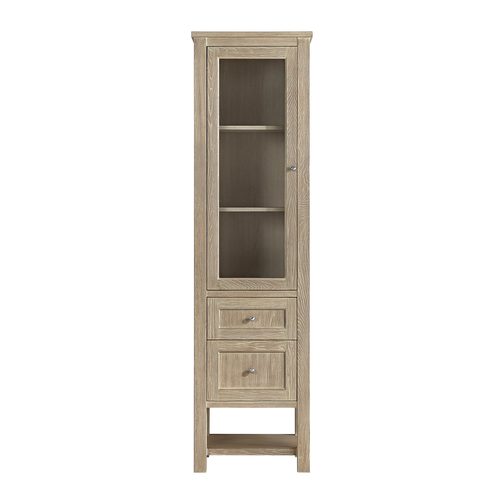 James Martin Breckenridge Linen Cabinet, Whitewashed Oak, view 2