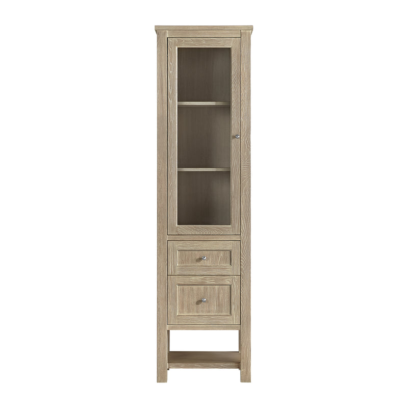 James Martin Breckenridge Linen Cabinet, Whitewashed Oak, view 2