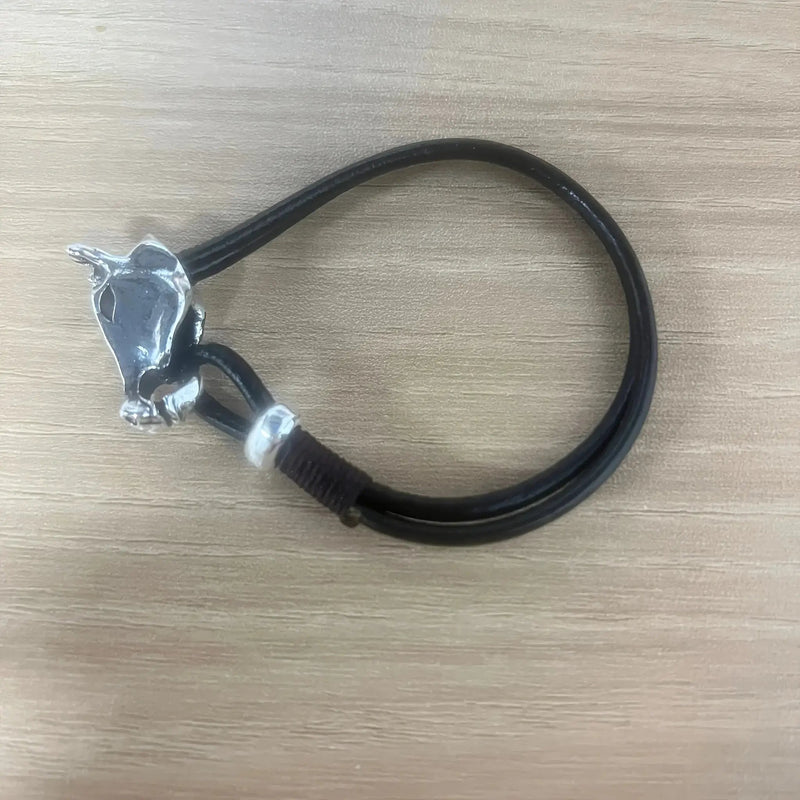 Bracelet - Minimalist Metal Horse Face by House Of Avana