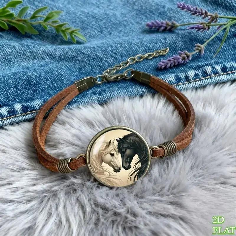 Bracelet - Vintage Glass Black by House Of Avana