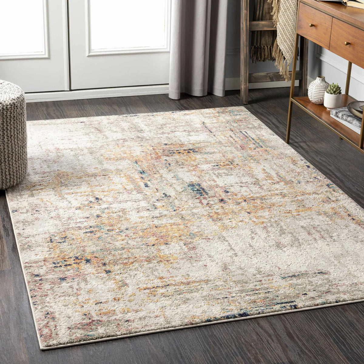 Birchgrove Area Rug, installed in a room