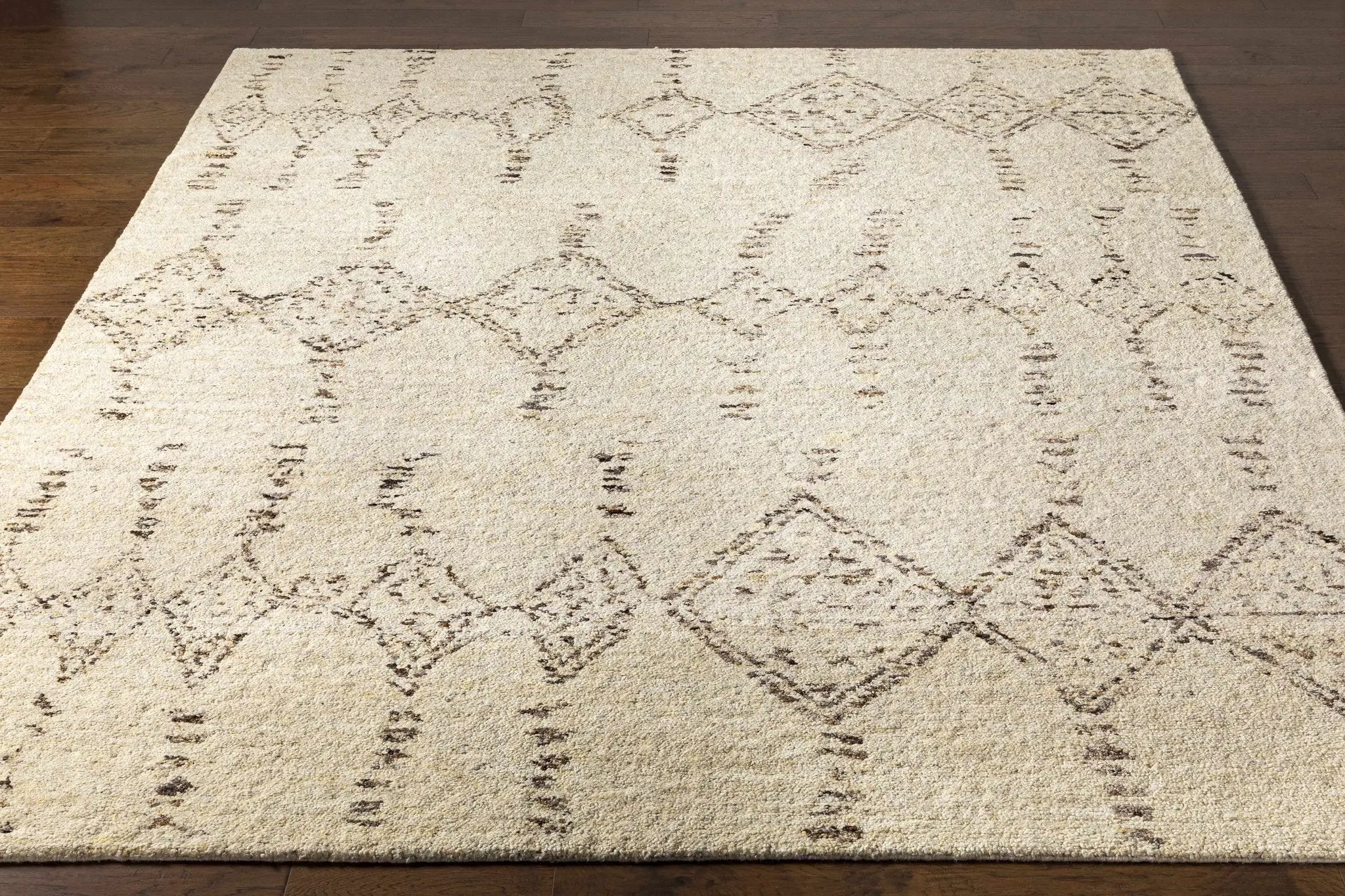 Bordertown Hand Knotted Wool Rug - Clearance by Boutique Rugs