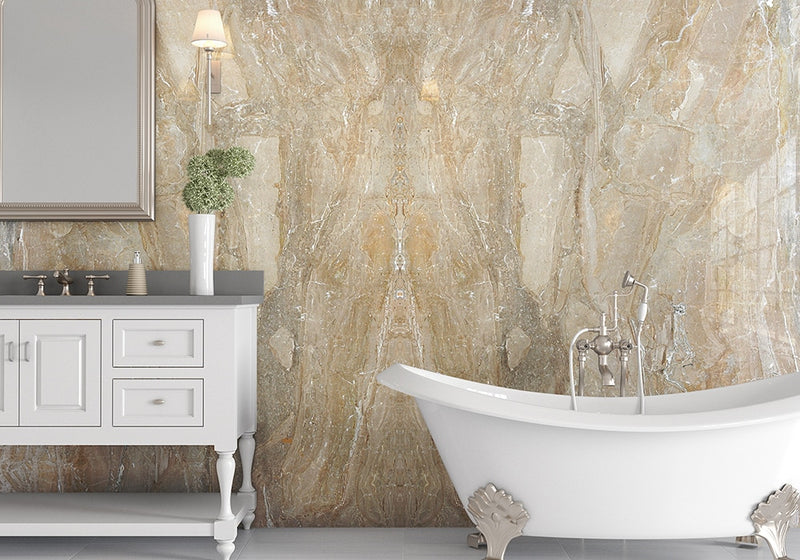 Breccia Oniciata Polished Marble Slab Random 1 1/4 room scene