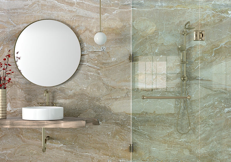 Breccia Oniciata Polished Marble Slab Random 1 1/4 room scene 3