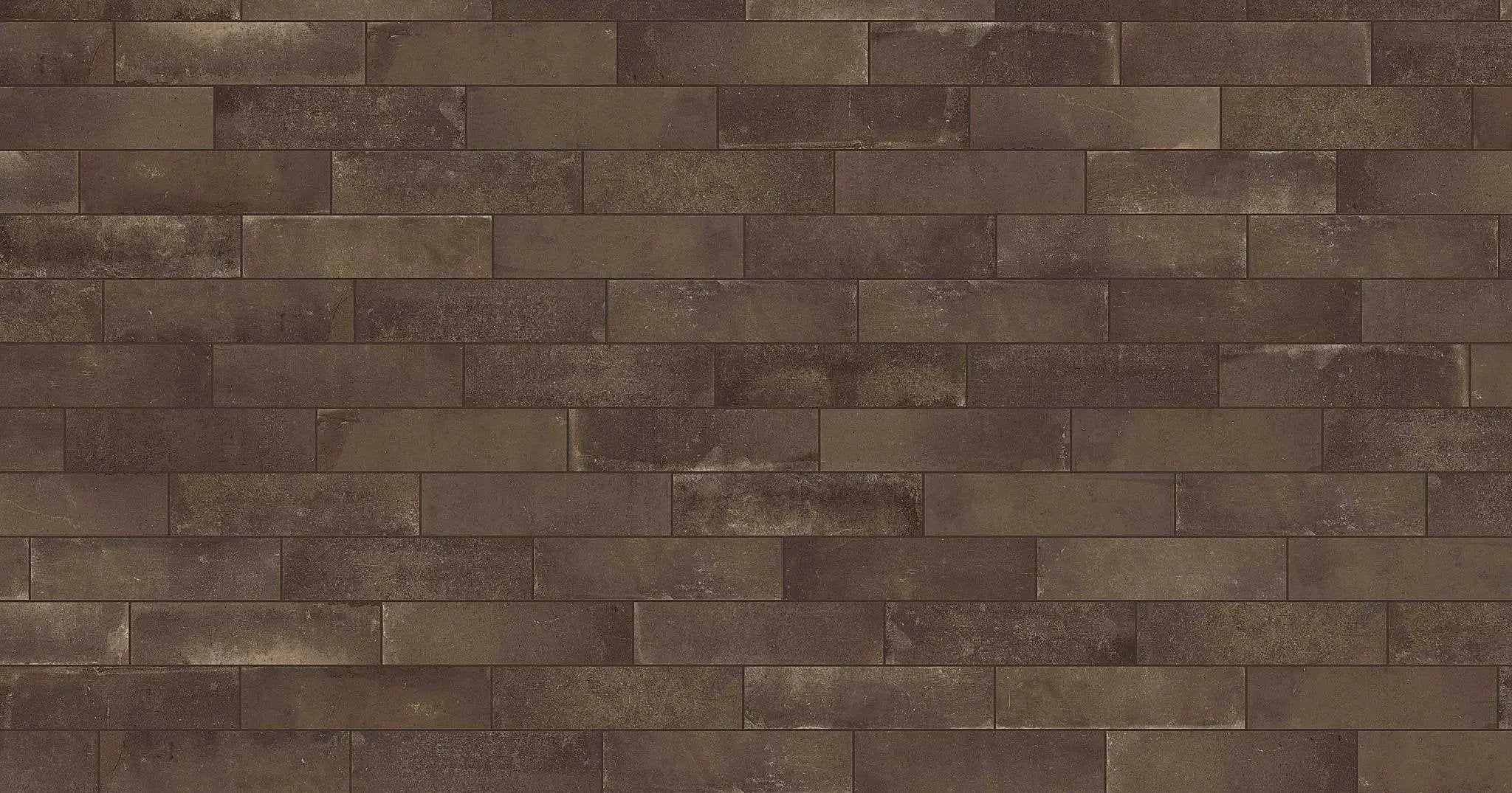 Brick World London Dark Look Porcelain Tiles 3x12 by landmarkceramics