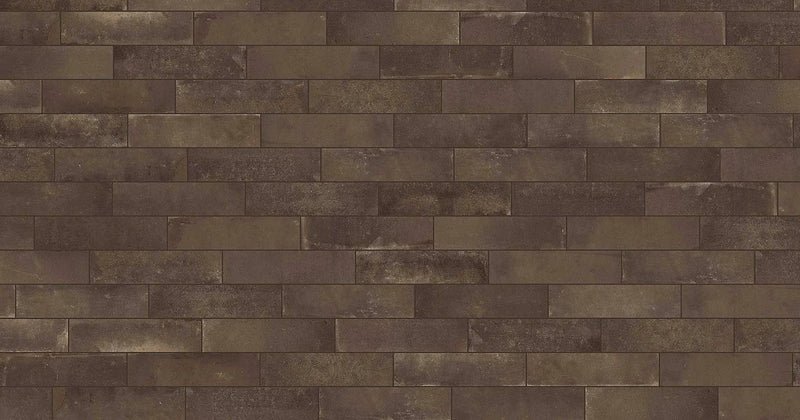 Brick World London Dark Corner Look Porcelain Moldings 3x12 by landmarkceramics