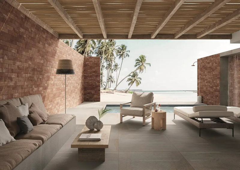 Brick World London Red Look Porcelain Tiles 3x12 by landmarkceramics