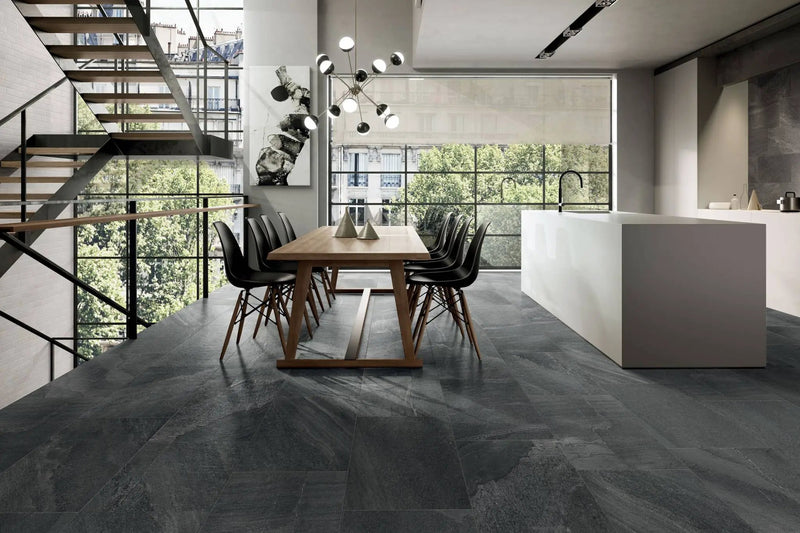 Brick World Soho White Look Porcelain Tiles 3x12 by landmarkceramics