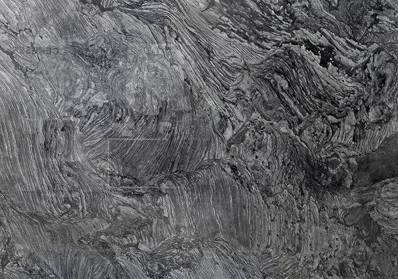 Briliant Black Polished Quartzite Slab Random