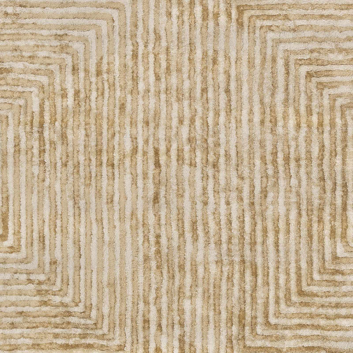 Quartz Patterned Sheen Beige Viscose Rug, sample swatch