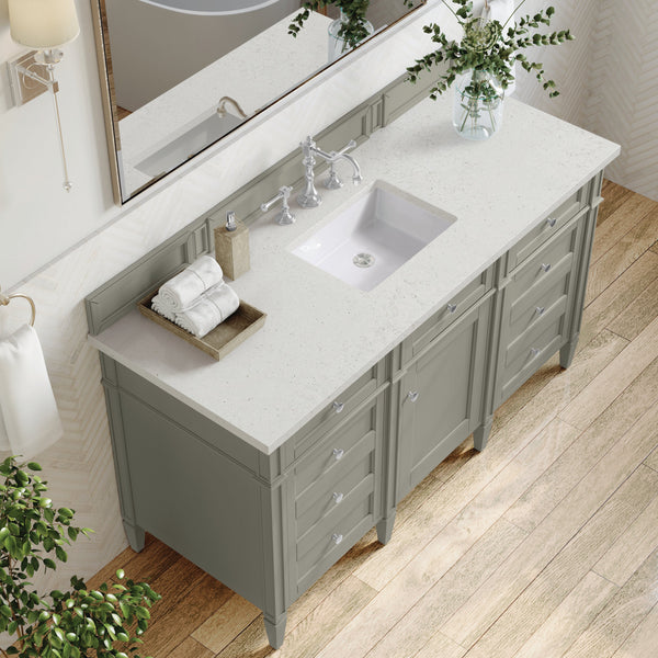 James Martin Brittany 60" Single Bathroom Vanity, Urban Gray