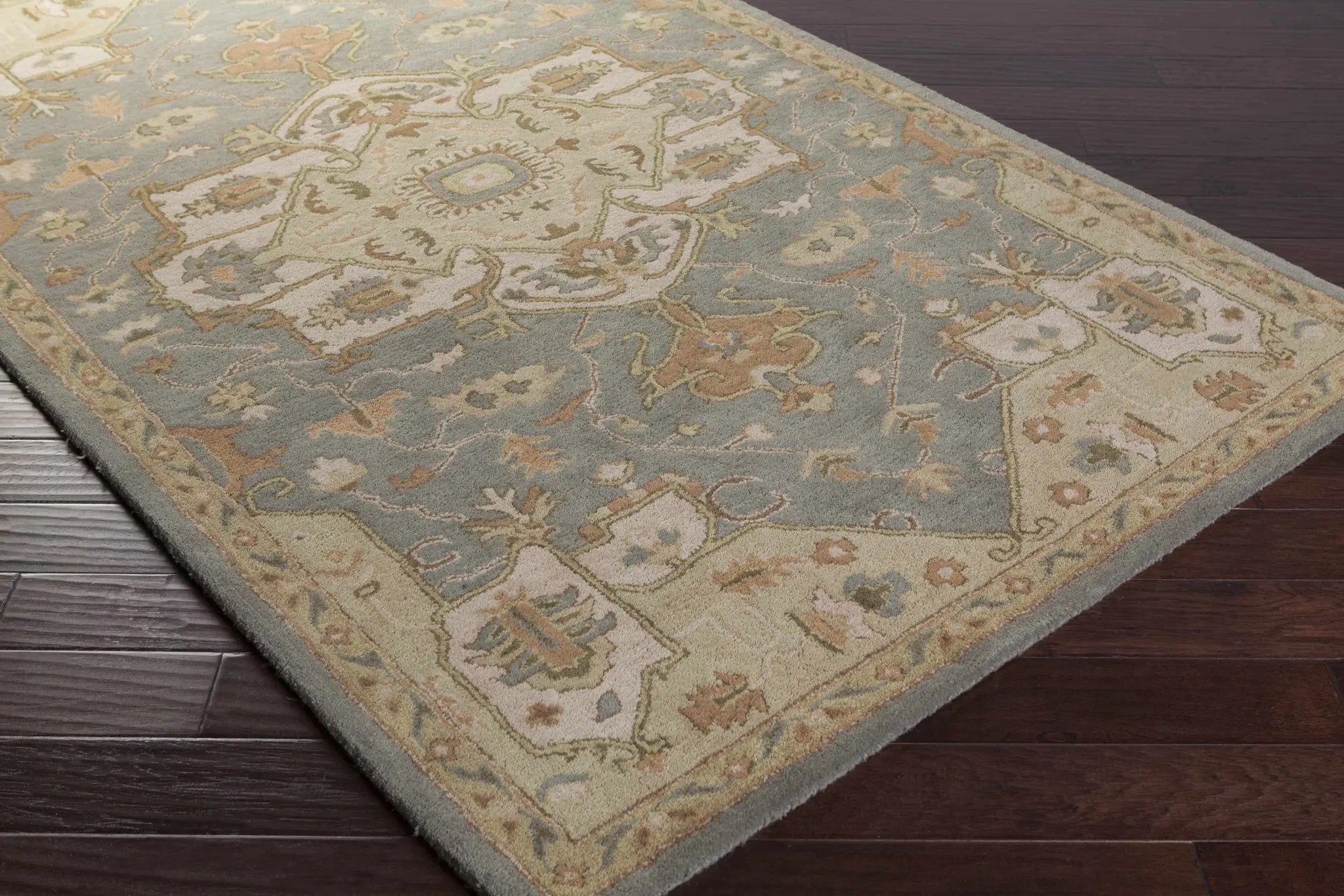 Broomfield Gray 1144 Wool Area Rug by Boutique Rugs