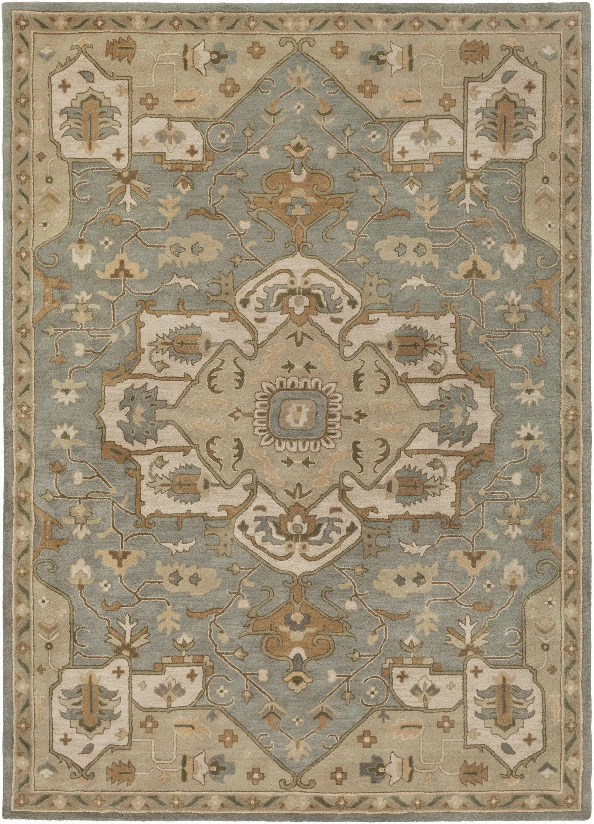 Broomfield Gray 1144 Wool Area Rug