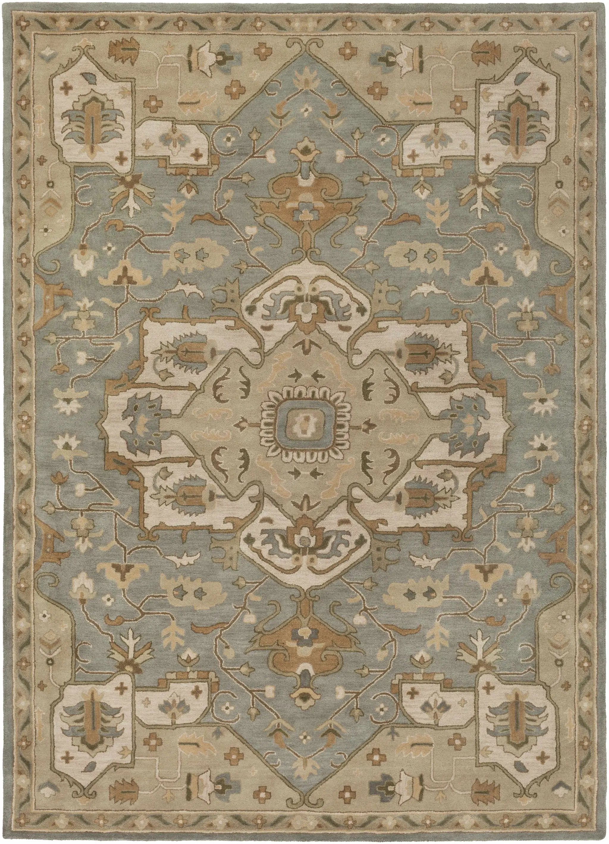 Broomfield Gray 1144 Wool Area Rug by Boutique Rugs