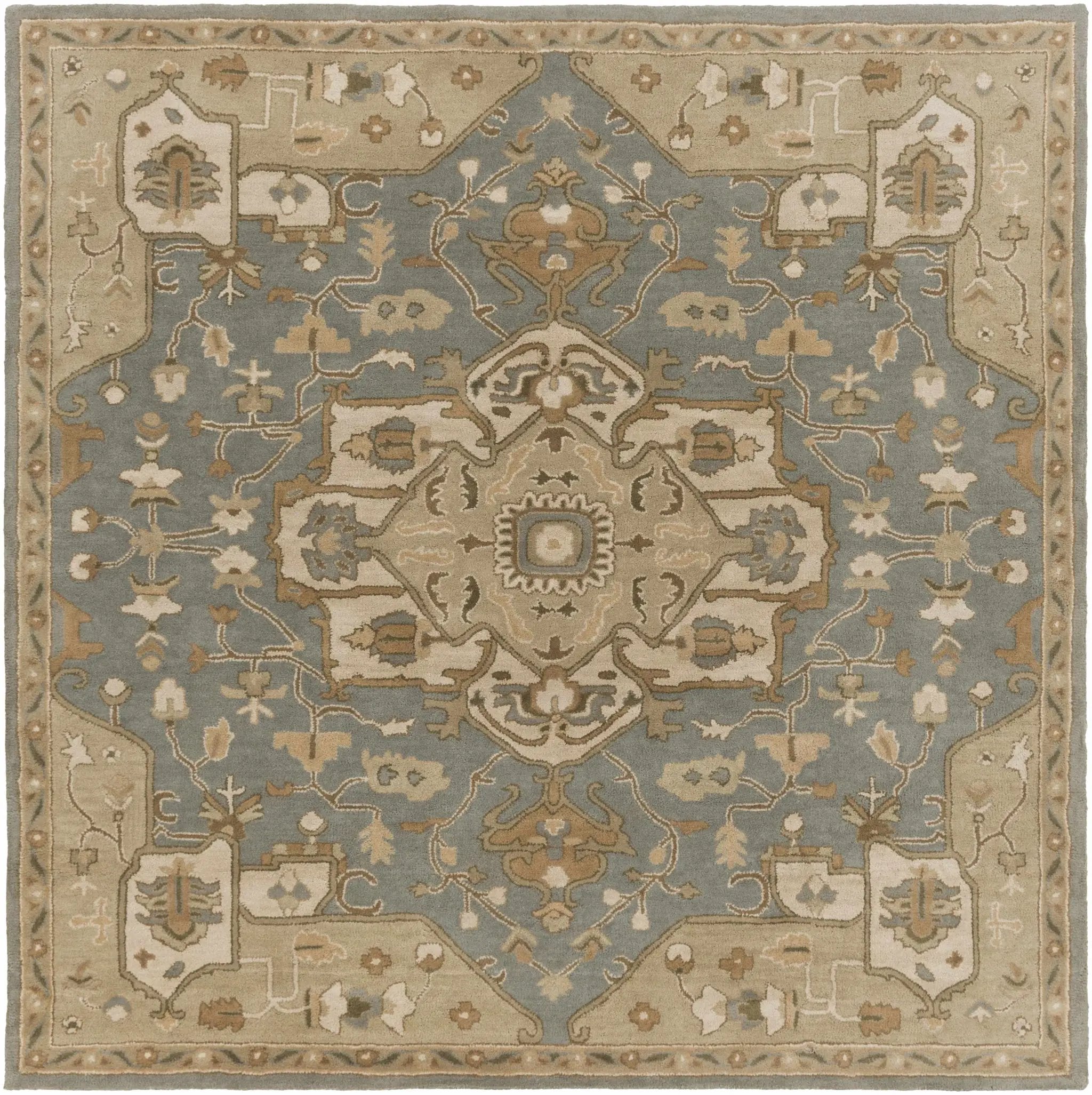 Broomfield Gray 1144 Wool Area Rug by Boutique Rugs