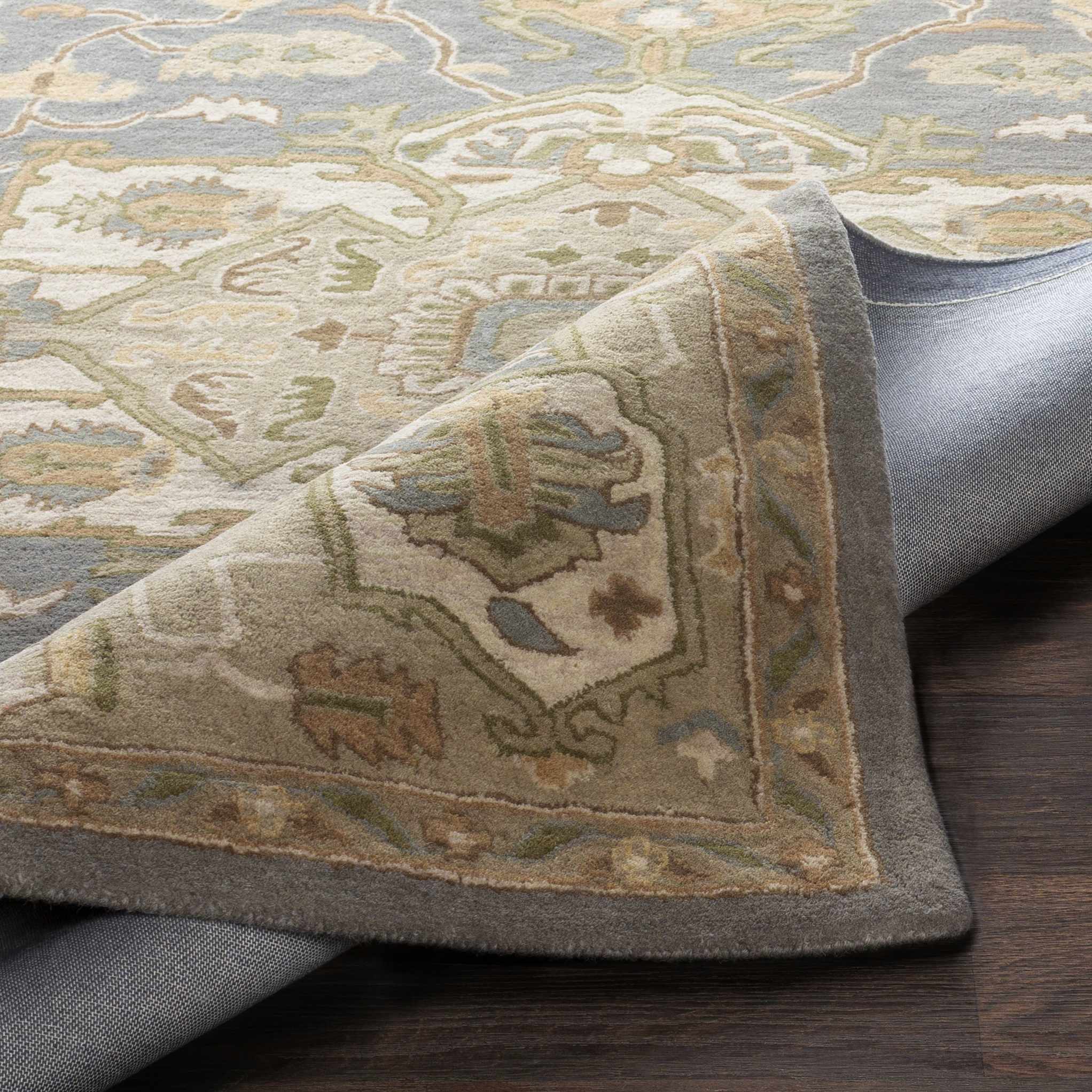 Broomfield Gray 1144 Wool Area Rug by Boutique Rugs