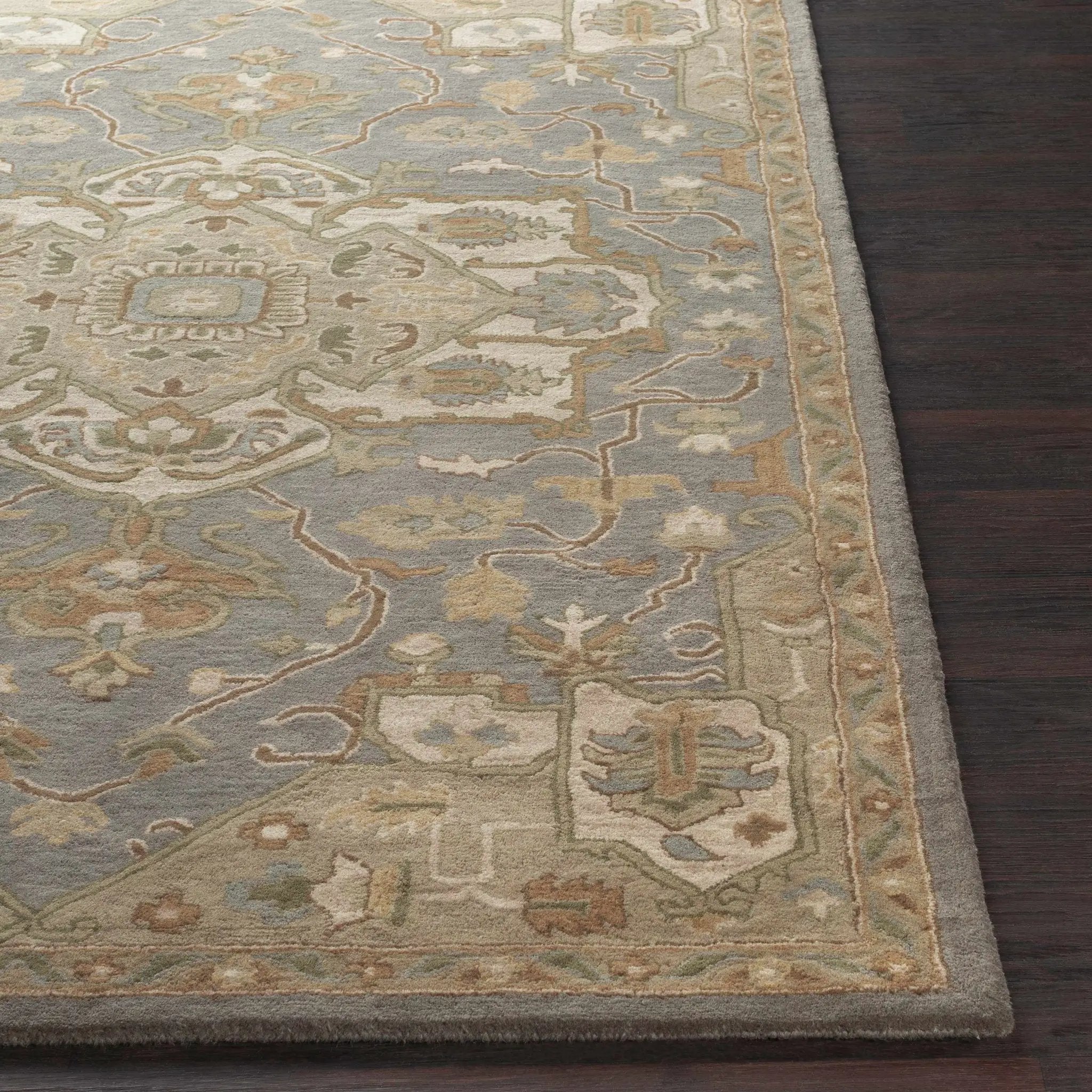 Broomfield Gray 1144 Wool Area Rug by Boutique Rugs
