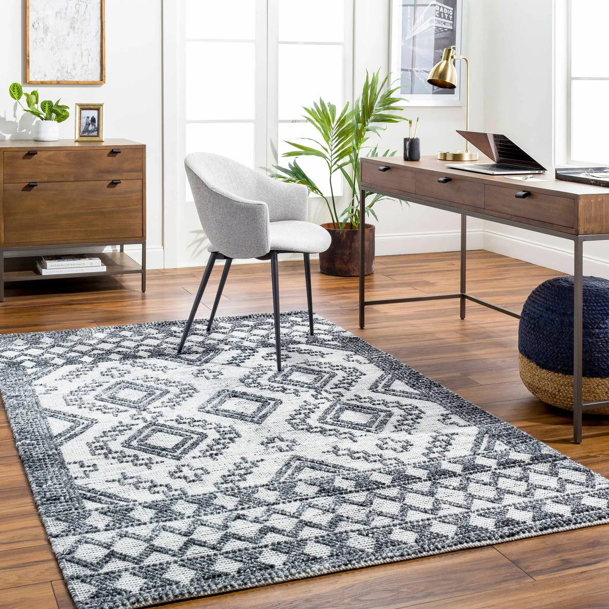 Bram Area Rug - Clearance, installed in a room