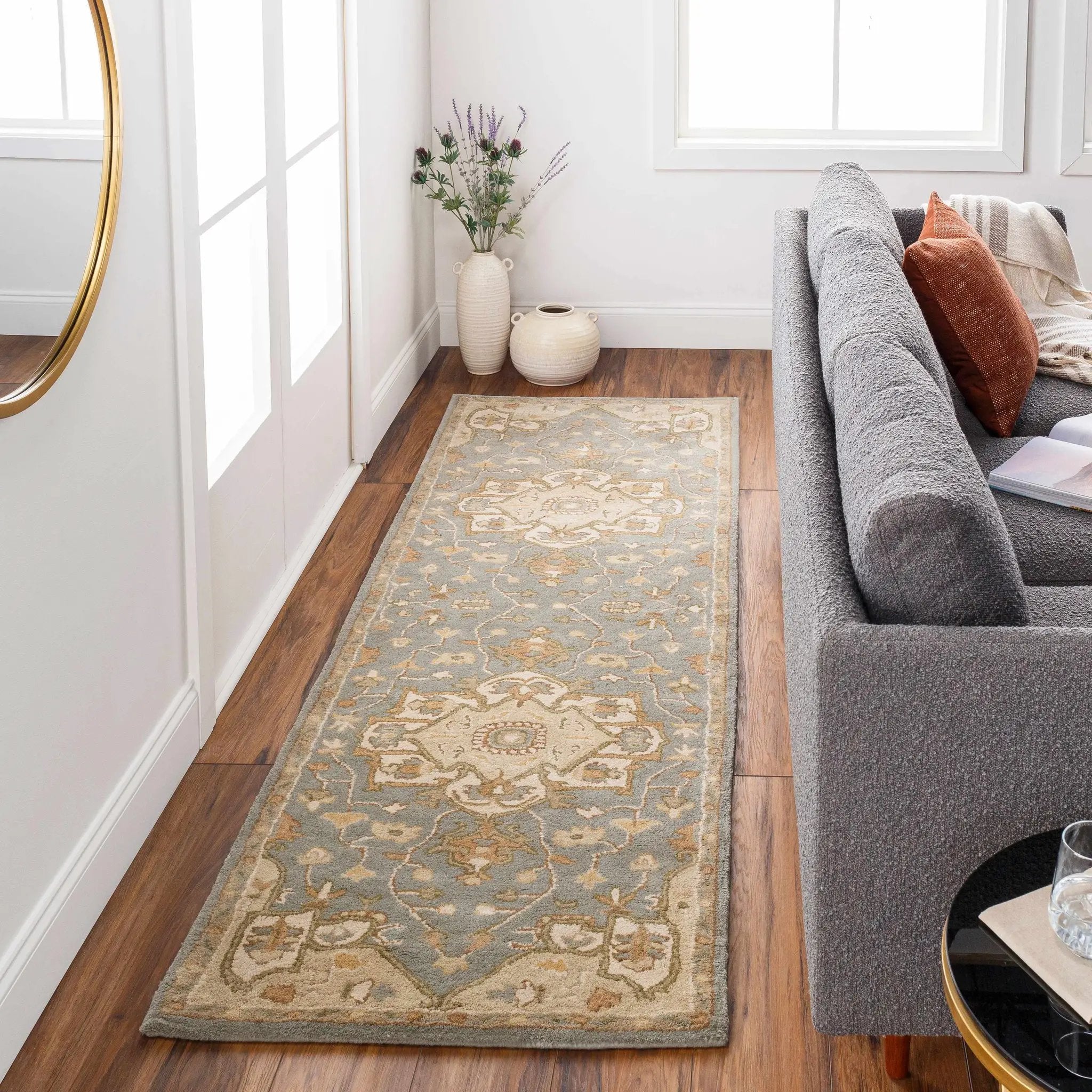 Broomfield Gray 1144 Wool Area Rug by Boutique Rugs