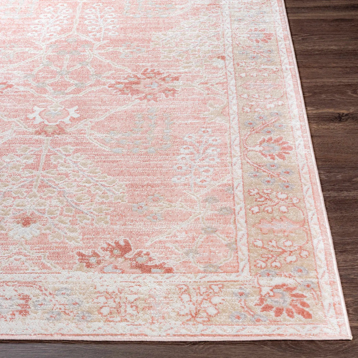 Barnwell Pink Area Carpet, photo 3 of 6