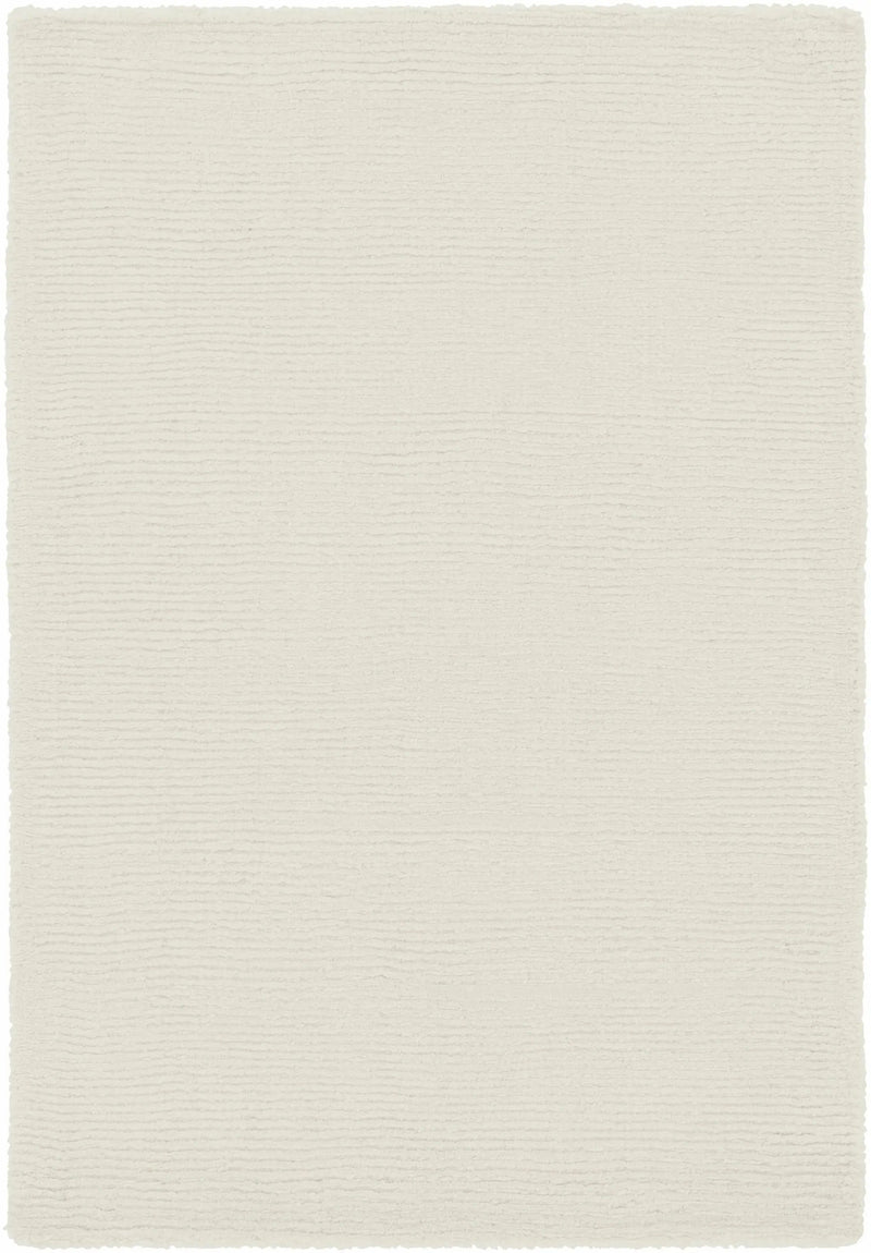 Brockton Solid Light Beige Wool Rug by Boutique Rugs