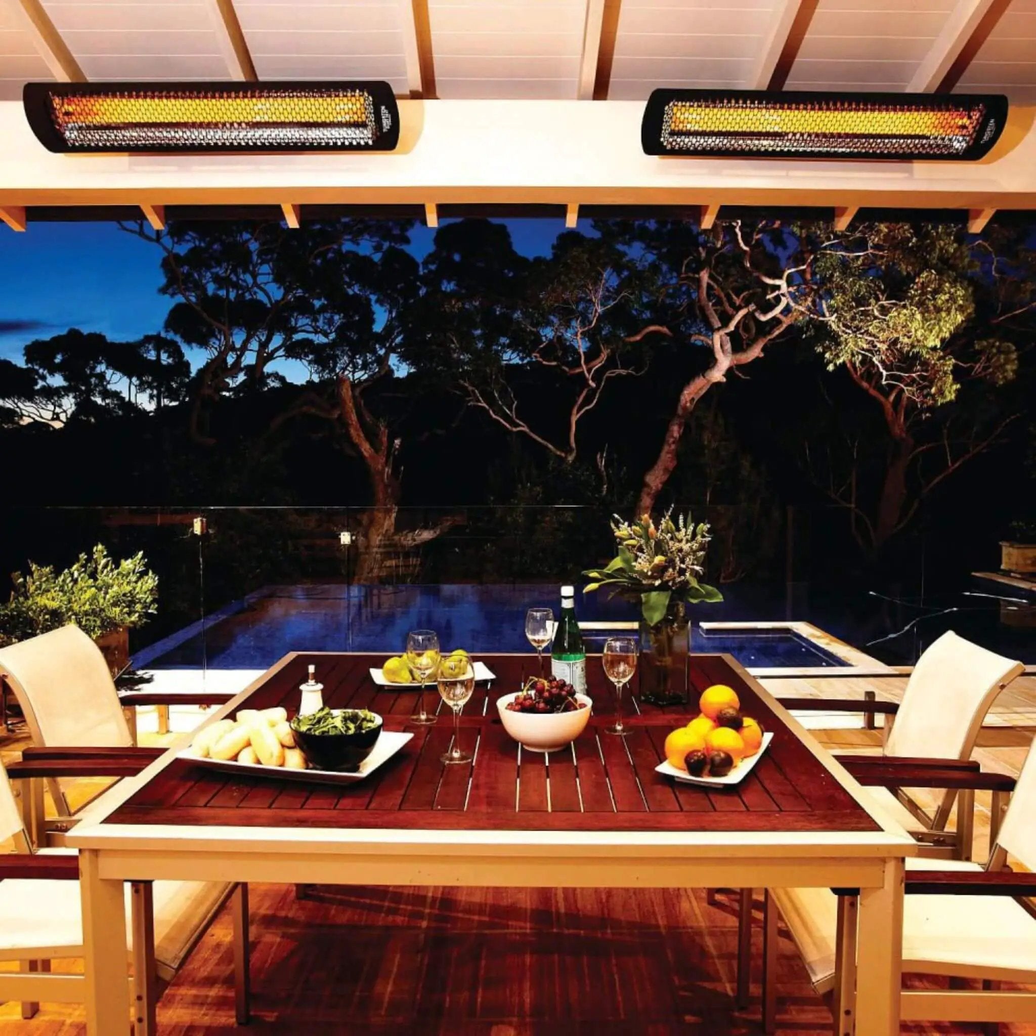 Bromic Heating Tungsten Smart-Heat™ 56-Inch 240V 6000W Single Element Electric Infrared Patio Heater [BH0420033] (SAK48512) by SAKSBY WHOLESALE