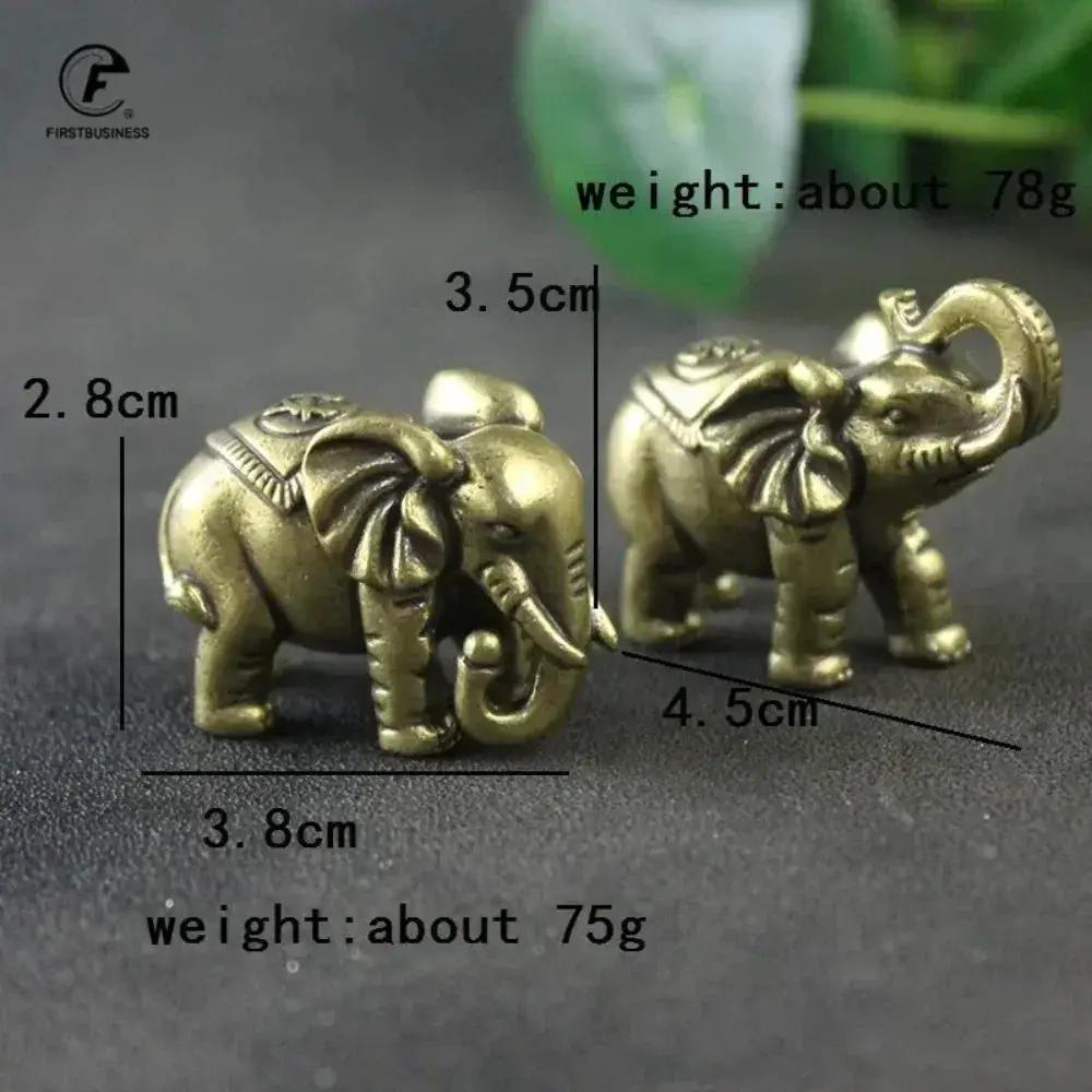 Golden Elephant Figurine Decorative Statue for Elegant Home Decor by House Of Avana