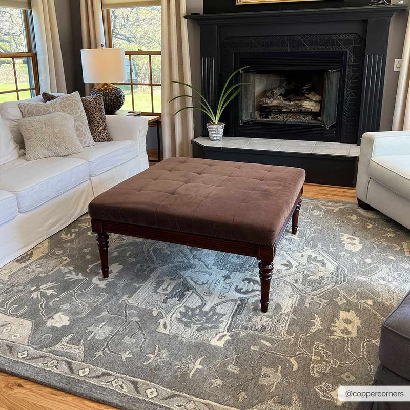 Broomfield 1196 Hand Tufted Taupe Wool Rug by Boutique Rugs