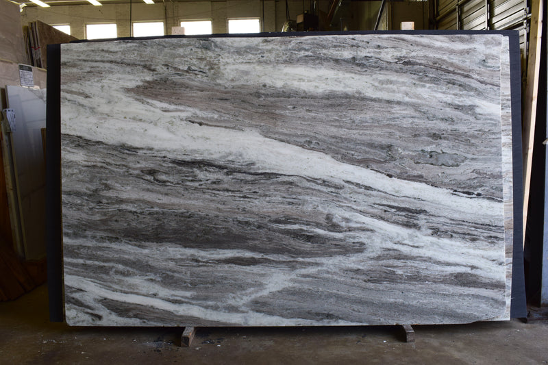 Brown Fantasy Brushed Marble Slab Random