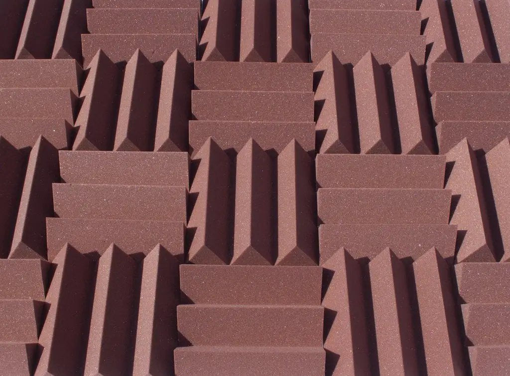 4 Inch Acoustic Foam Wedge Style Panels - 13 Color Options by SoundAssured