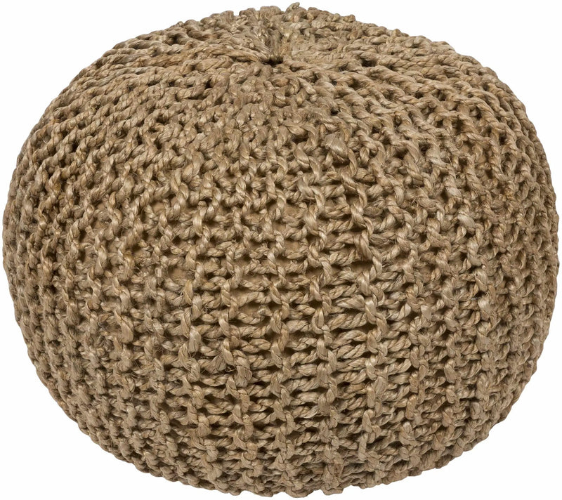 Merrittstown Cotton Knitted Pouf by Boutique Rugs