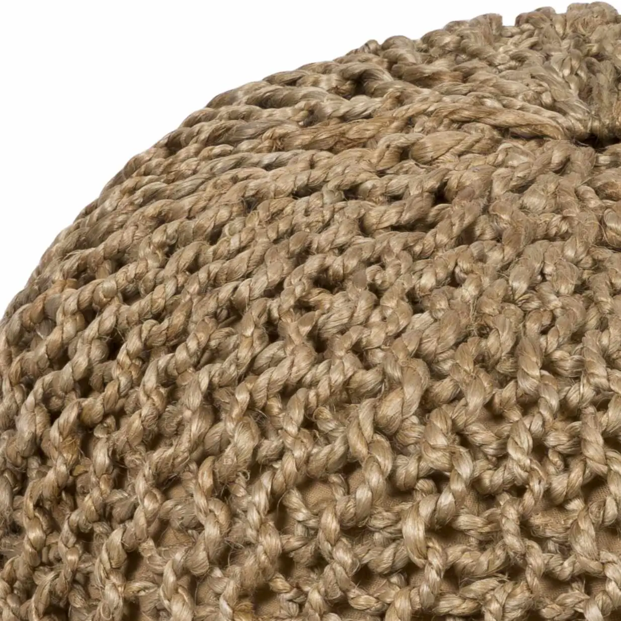 Merrittstown Cotton Knitted Pouf by Boutique Rugs
