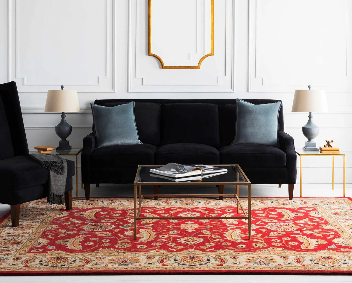 Brisbin Wool Area Rug, installed in a room 3