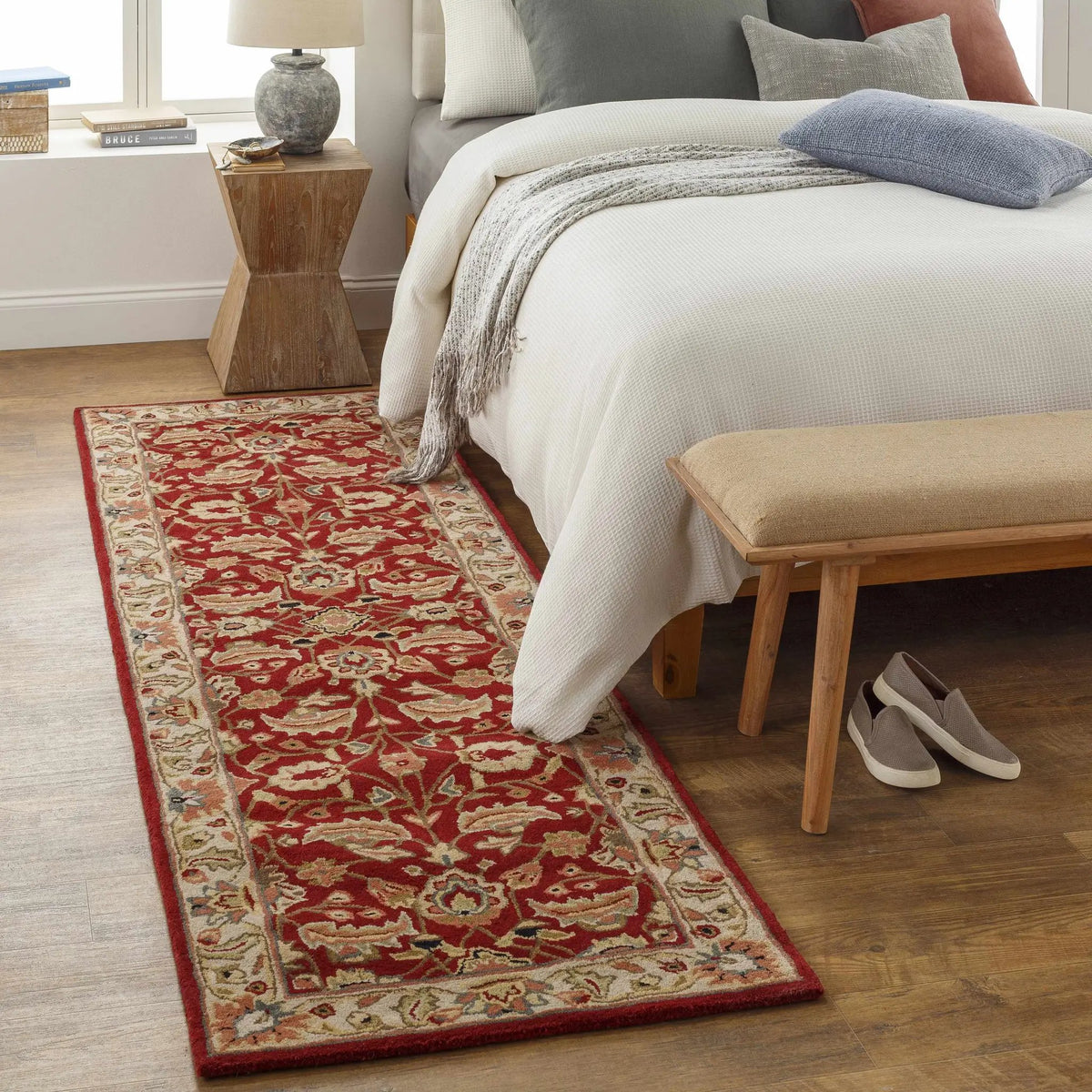Brisbin Wool Area Rug, installed in a room 4