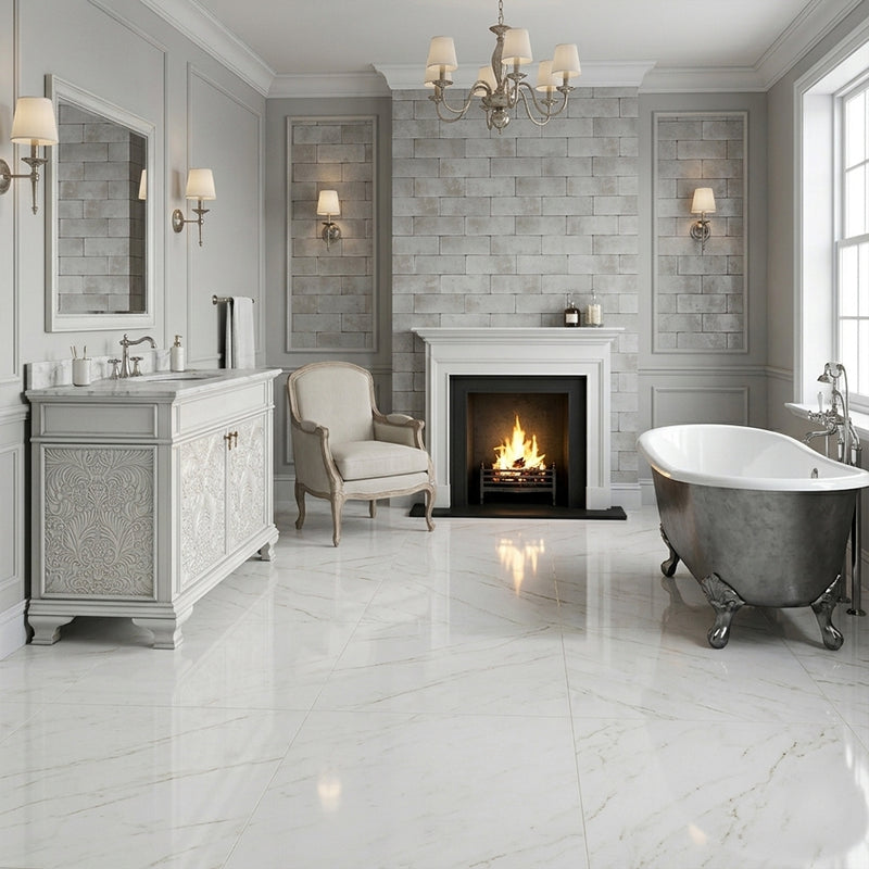 Brushed Aluminum Baroque Bathroom Vanities 47 1/2x21 1/2 Cabinet Vanities Vanities — 2